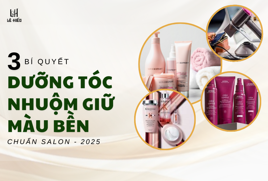 3 bí quyết dưỡng tóc nhuộm giữ màu bền lâu chuẩn salon