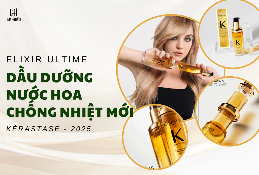 Kérastase Elixir Ultime – Dầu dưỡng nước hoa chống nhiệt | Salon Lê Hiếu
